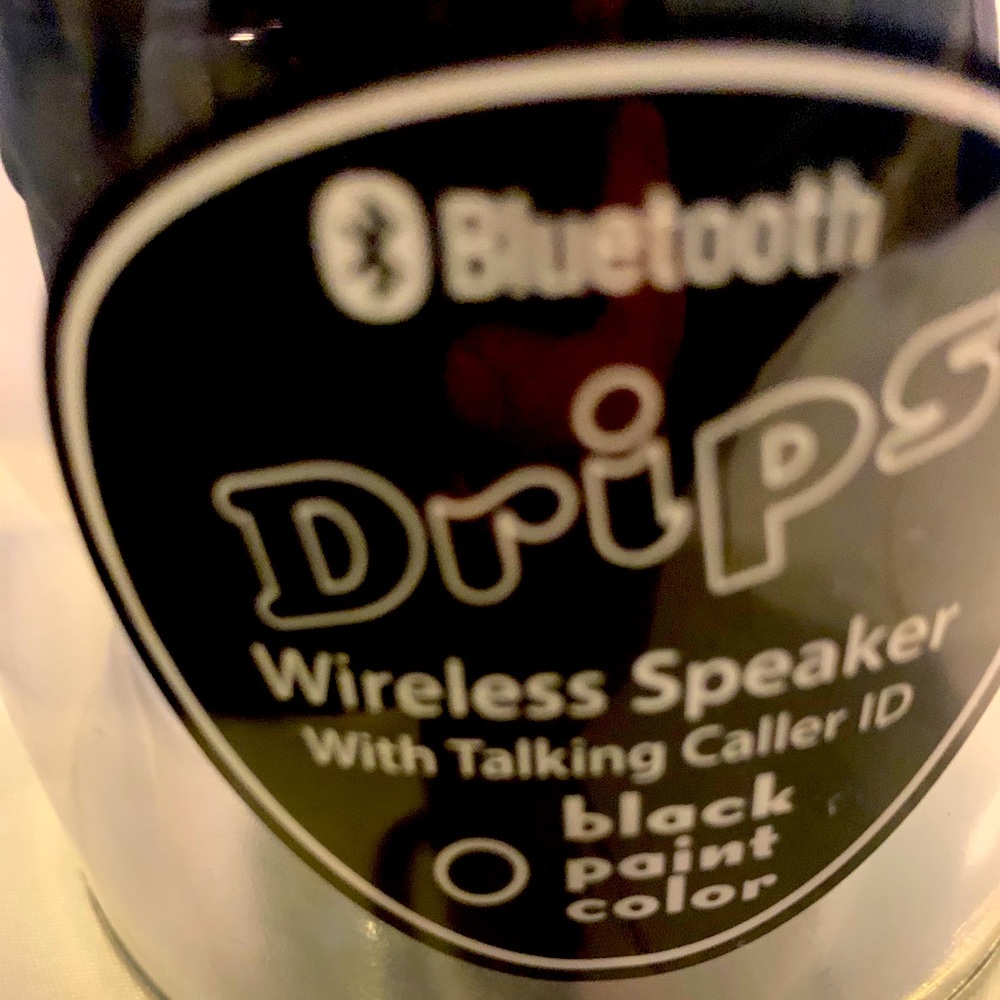 Black wireless Bluetooth speaker